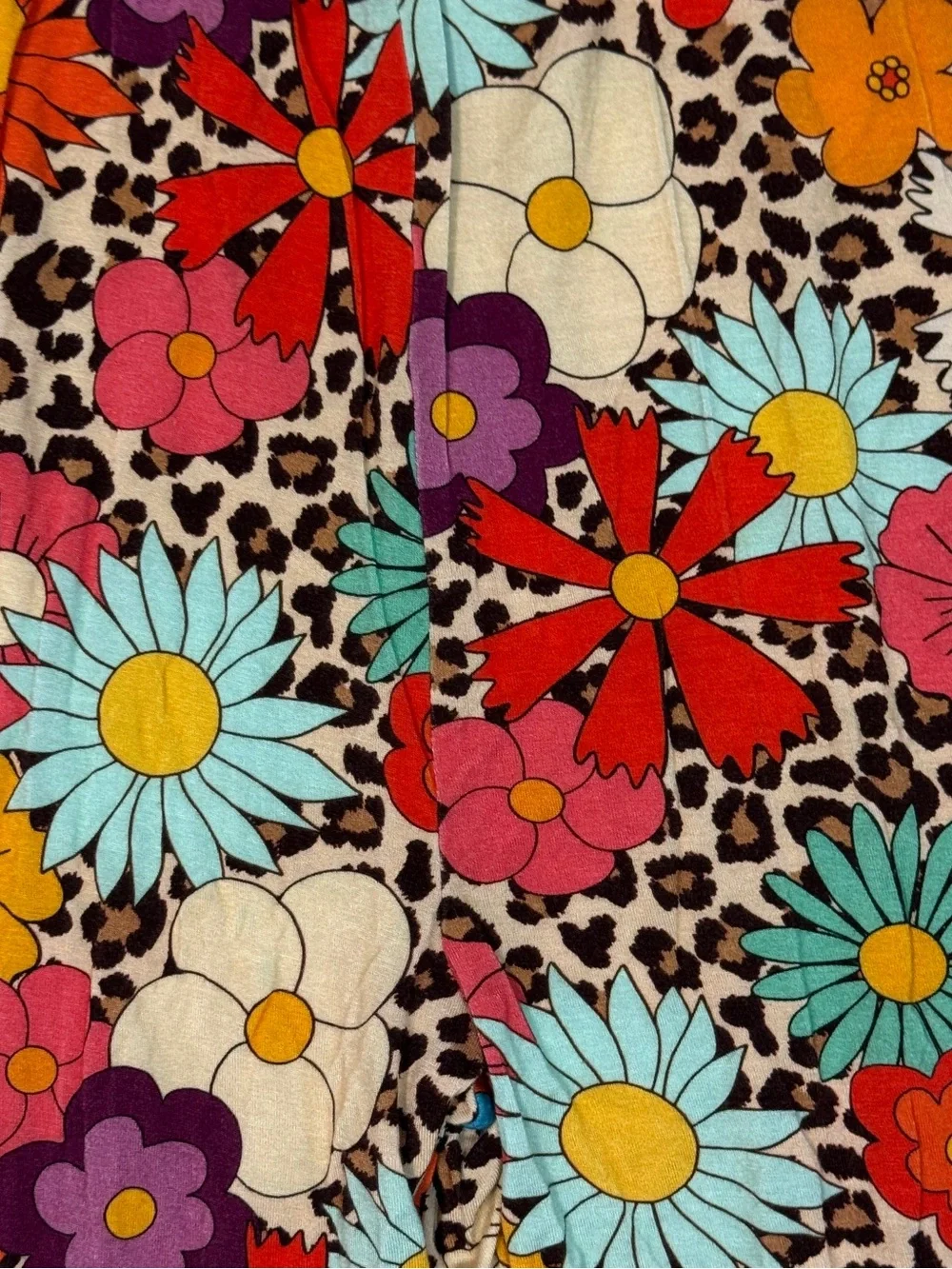 Posh Peanut Floral One-Piece Jumpsuit - Cream, Red, Orange, Turquoise, Purple